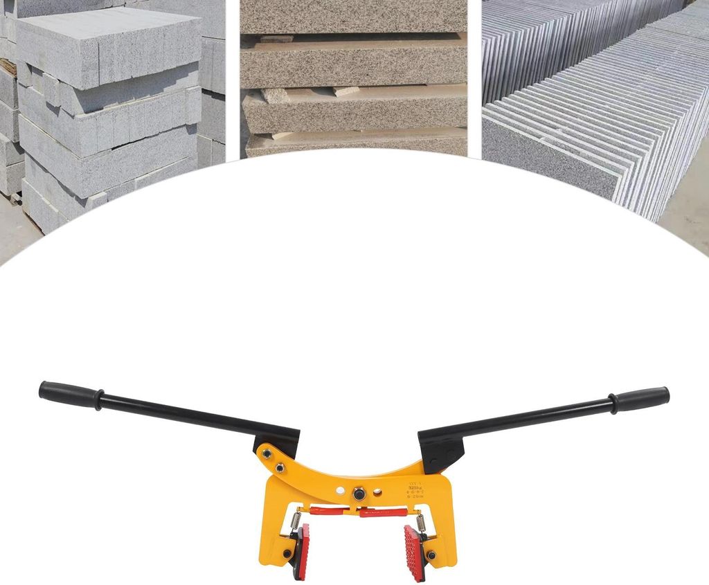 Steinklemme & Hebezange - Verstellbare Lastklemme - Tragfähigkeit 325 kg - Greifbereich 6–24 cm - Für Nichtmetalle - Robuste Metallkonstruktion
