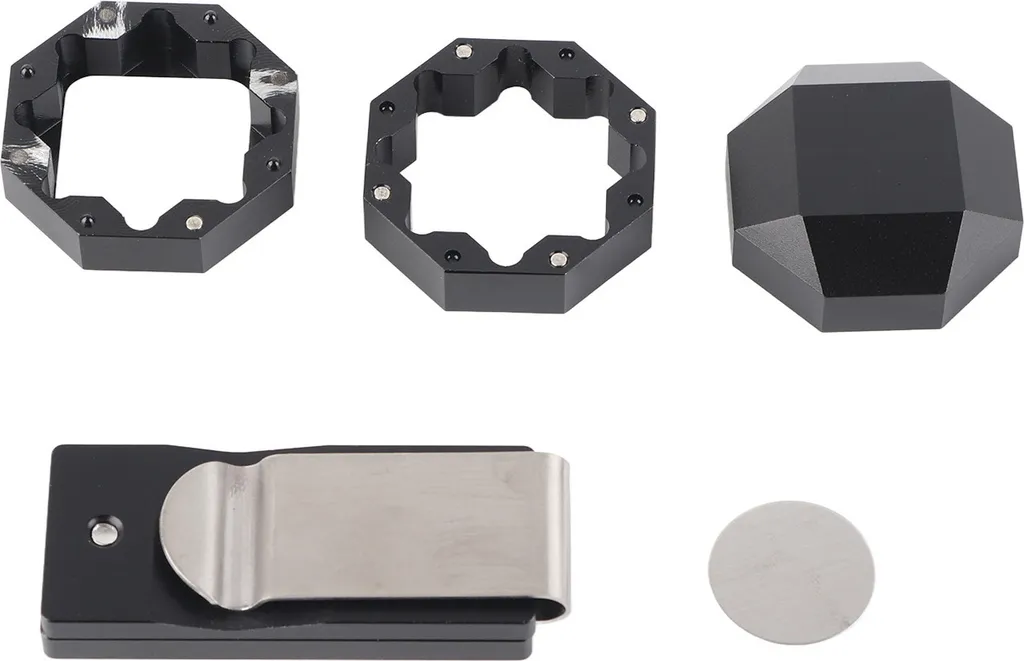 Porte-craie Magnétique Pour Queue De Billard – Clip Ceinture, Poche, 8x7x8 Cm, Noir