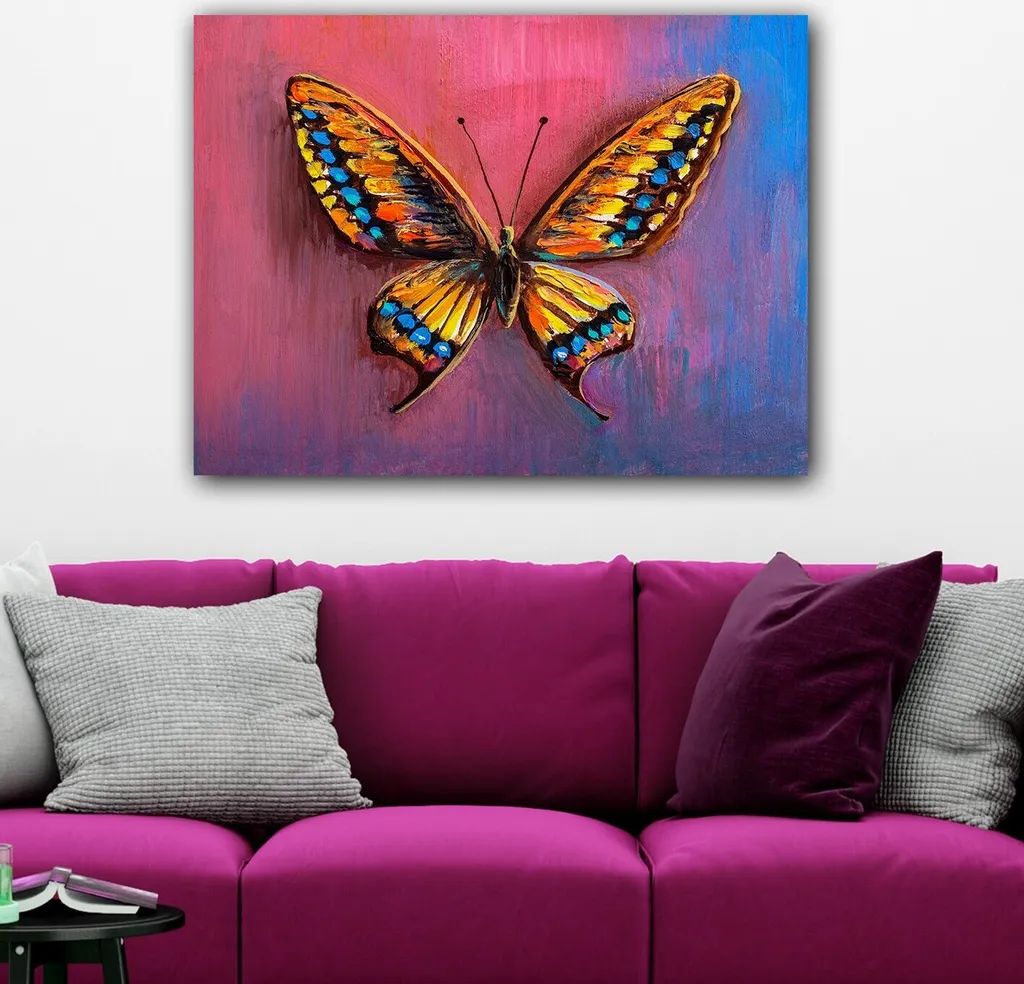 Grande Toile Murale Multicolore 100% Canvas 70x100 cm Qualité Premium