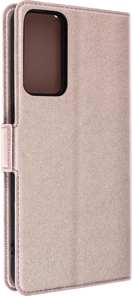 Custodia TCL 40R 5G con funzione di scomparto e supporto, chiusura magnetica - Oro rosa