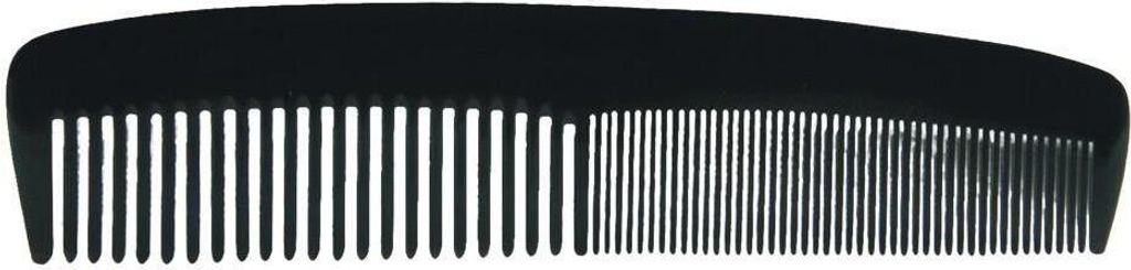 Hornkamm 19 cm, mittel- und grob-fein, für kurzes bis mittellanges, glattes Haar