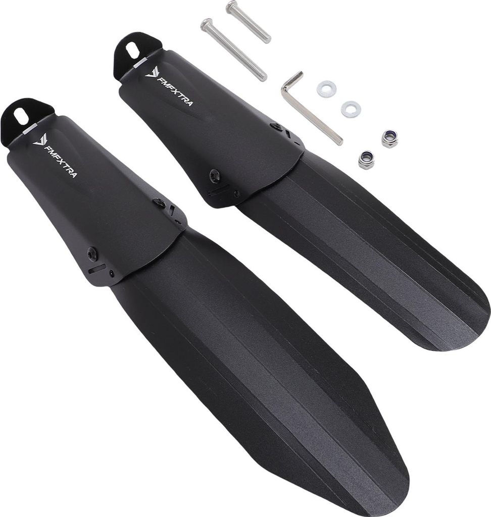 Klapprad Kotflügel Set Aluminiumlegierung PP Nylon Wasserdichtigkeit Teleskop einstellbar vorne hinten Schmutzfänger für 14-20 Zoll Fahrräder S...