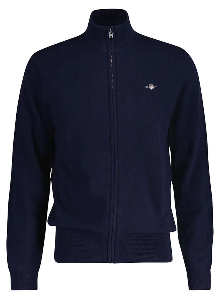 Gant 8050275 Vollreißverschluss Pullover Blau XL Mann Blau Produktbild 