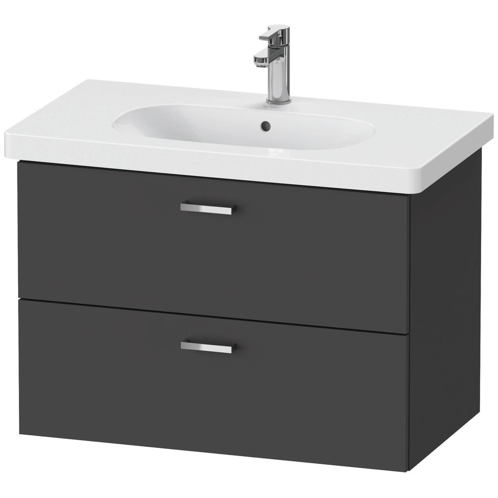 Duravit XBase Waschtischunterbau wandhängend B:80 cm mit 2 Produktbild 