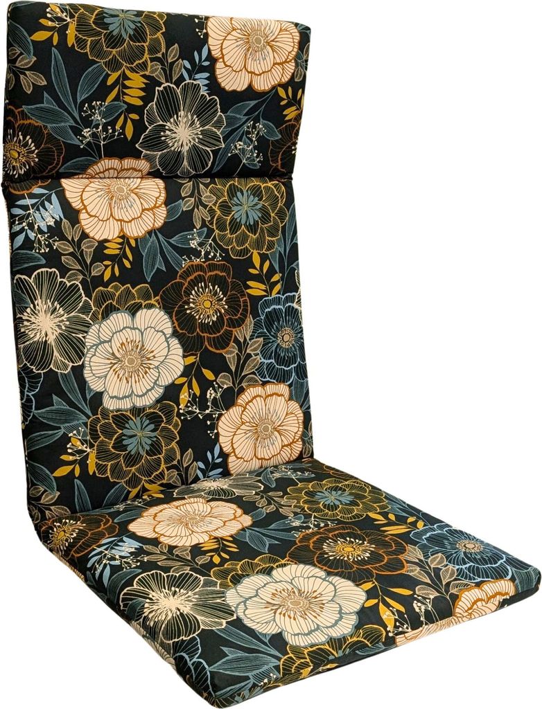 Schwienhorst Hochlehner-Auflage Bern 120 x 50 x 4 cm | 100% Baumwolle