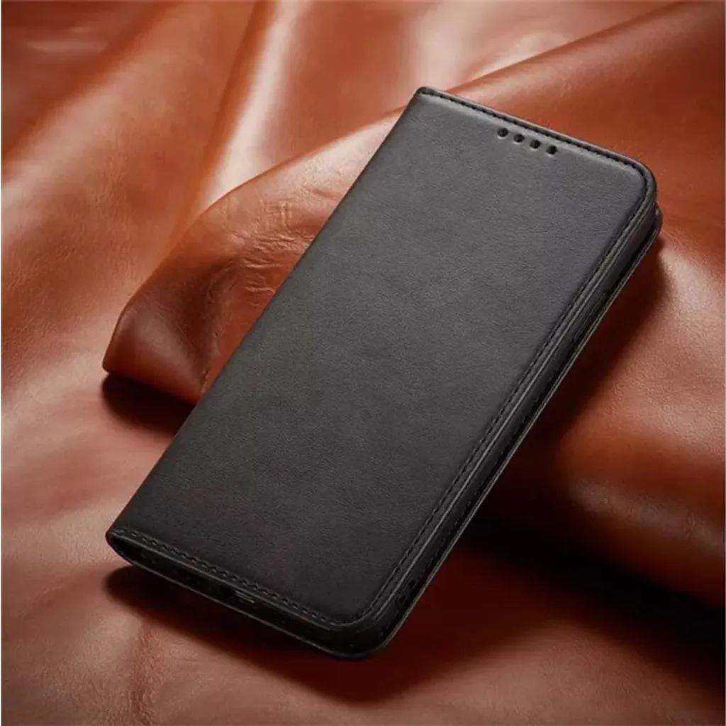 Custodia a Libro Oppo A74 5G Smartphonica - Wallet Case Nera Urban - 3