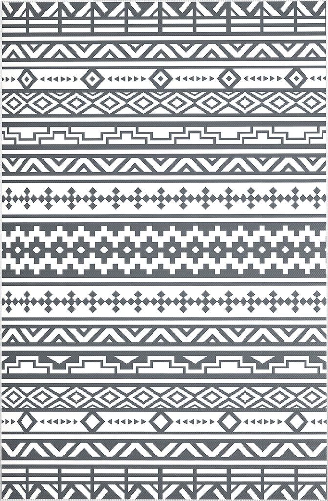 Outdoor Teppich robuster Wetterfest Outdoorteppich, Carpet mit Boho-Style, Outdoor-Teppich für Wohnzimmer Balkon