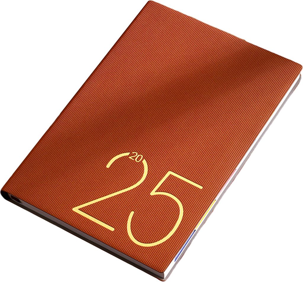 Planerkalender 2025, Monats- und Wochenplaner, Januar bis Dezember 2025, Tagesplaner, Notizbuch mit monatlichen Registerkarten, Notizseiten für B...