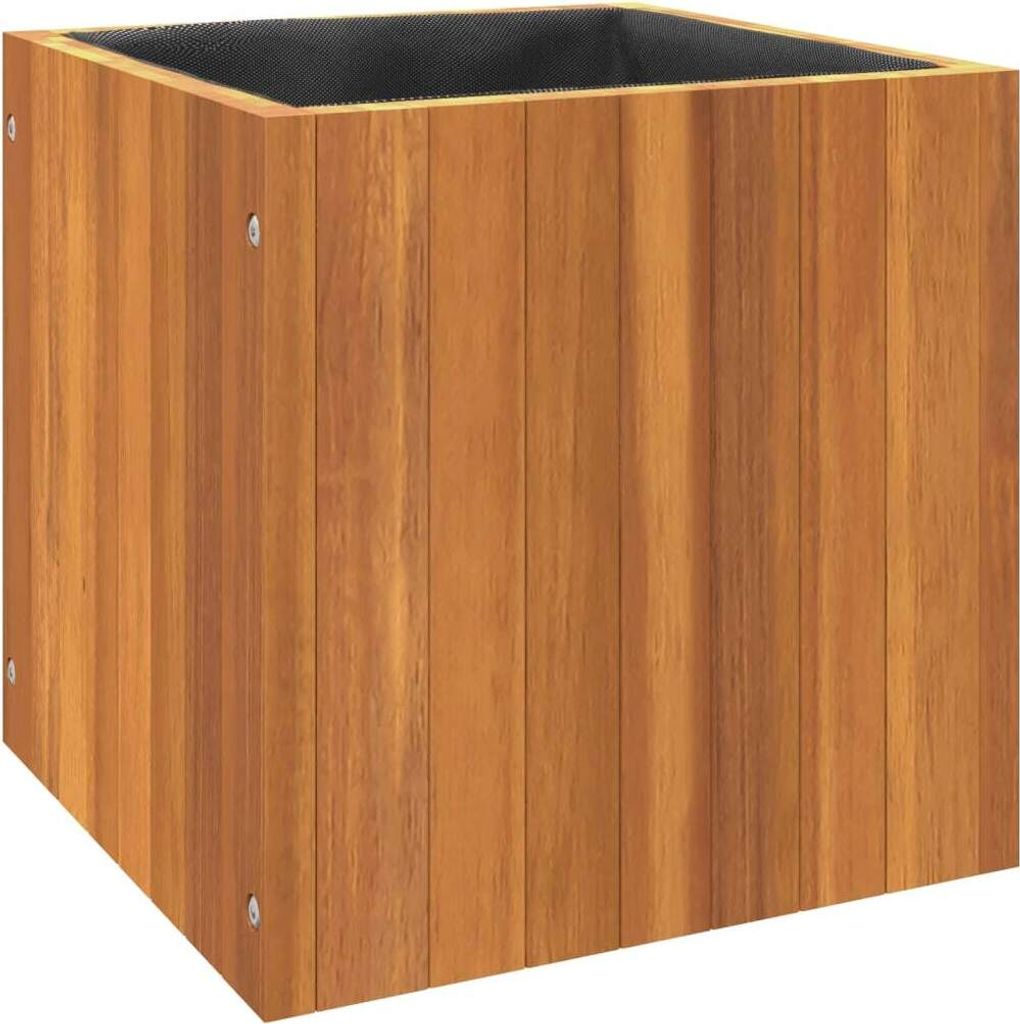 vidaXL květináč 35x35x35 cm z masivního dřeva akácie Obrázek produktu 