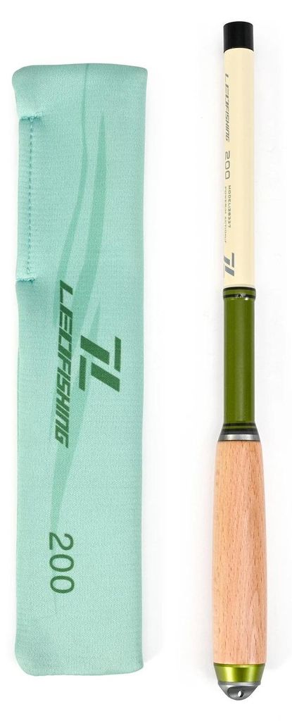 Angelrute - Teleskop Spinnrute - 2,0 m - Carbonfaser - 0,45–2,72 kg (1–6 lb) - Massivholzgriff - Für Bach/Fluss