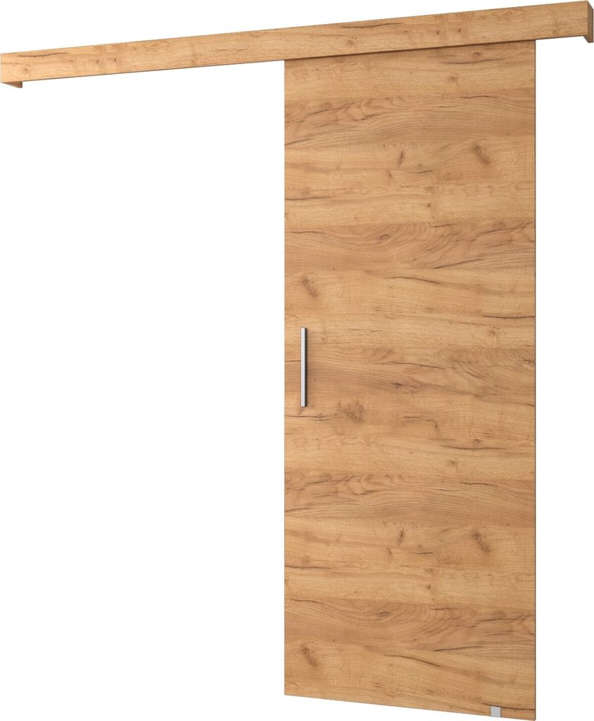 MEBLE KRYSPOL Schiebetürsystem SALWADOR 1 mit Schienenabdeckung, Einbautüren, 90x204cm, Handwerk Gold