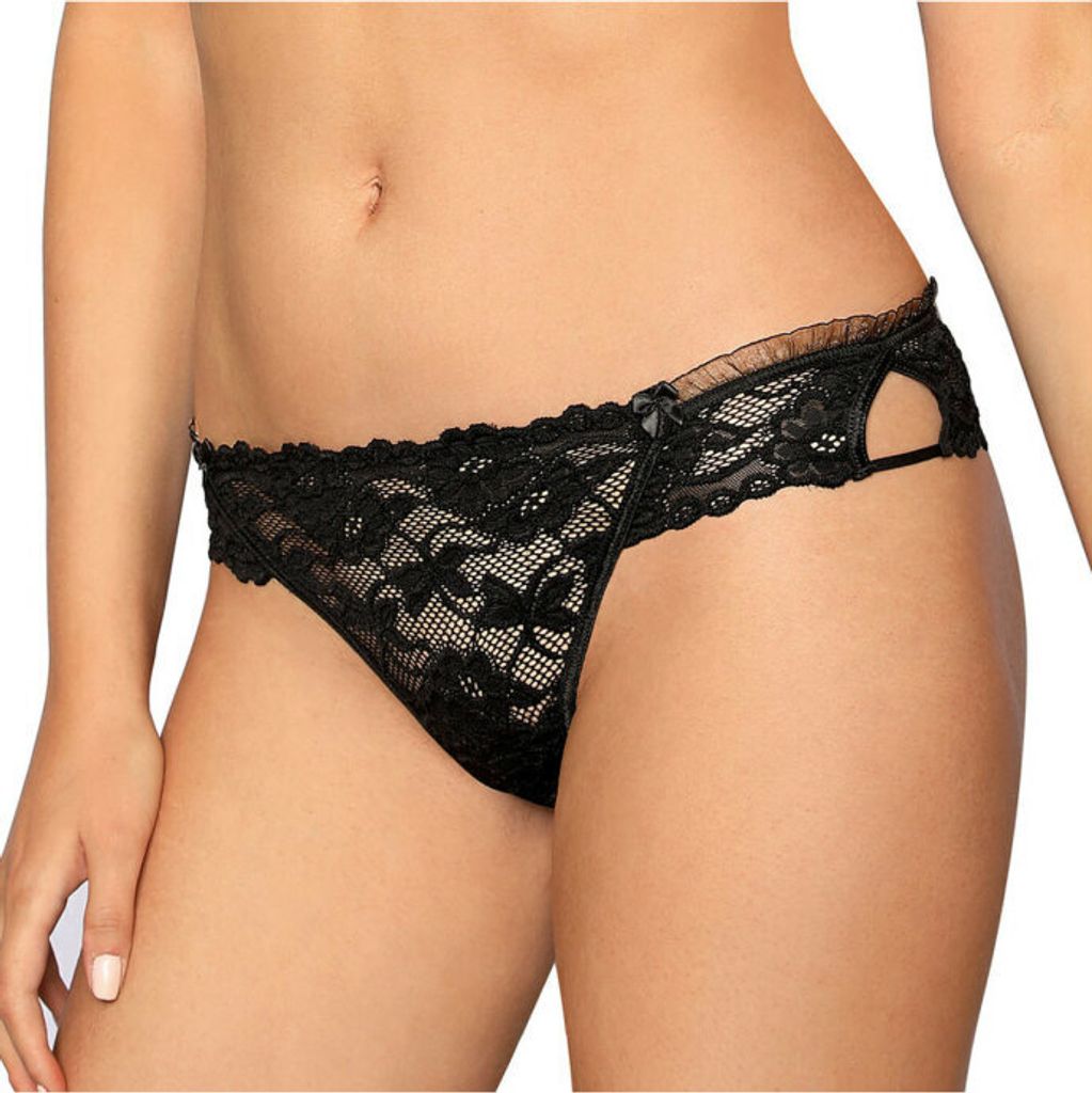 Róza - RZ Carmen string black XL