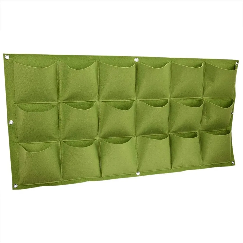 Solution Gain de Place Jardin - 18 Sacs de Culture Murale Anti-Stagnation