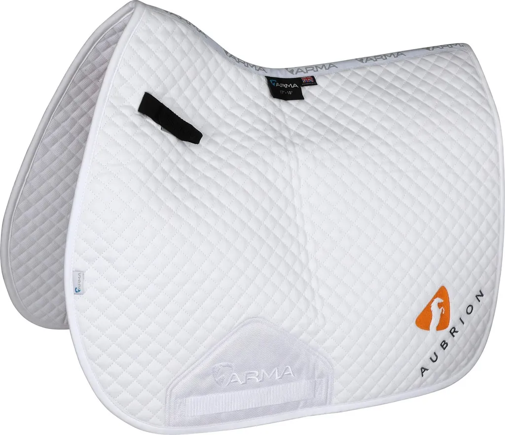 Chabraque ARMA Aubrion ER1578 Blanche : Stop aux frottements de selle