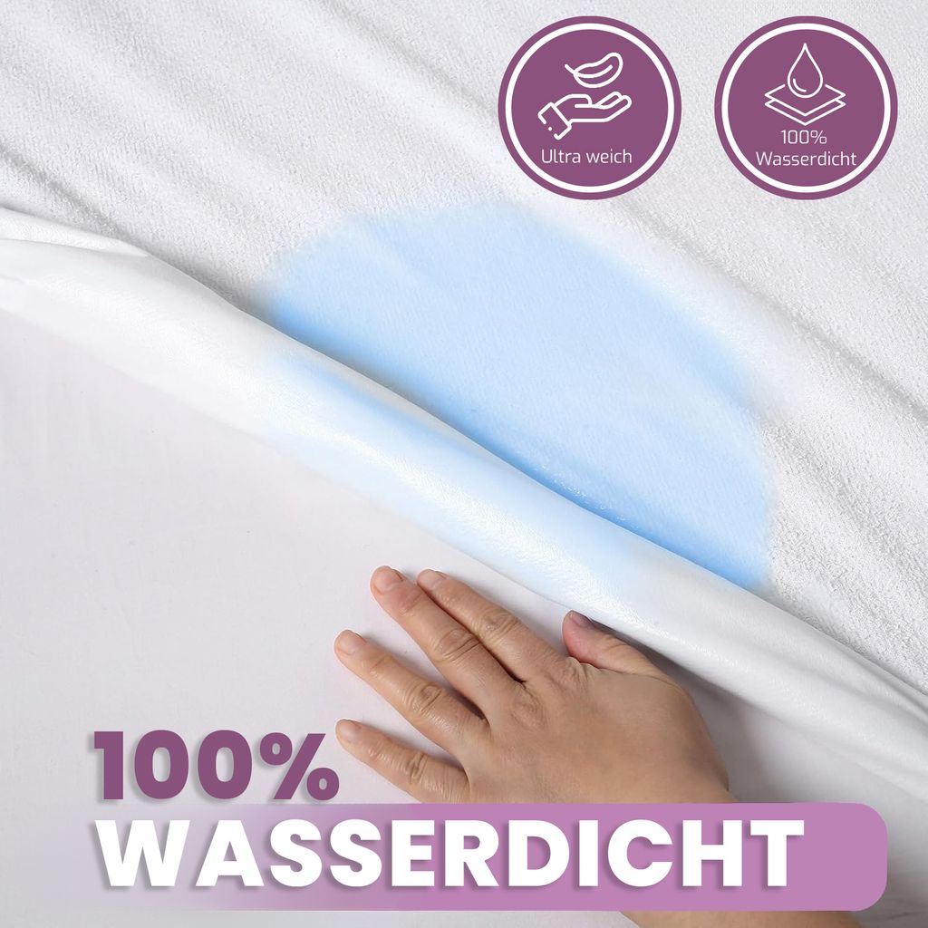 Rundumgummi Matratzenschoner 120x200 cm  Produktbild 2