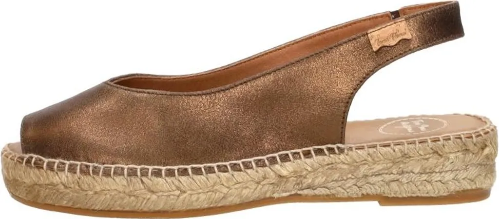 Espadrilles compensées Toni Pons Erica bronze pour femme pointure 38 chic