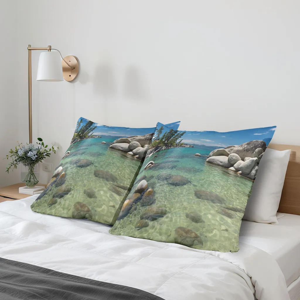 Copricuscini 80x80 Lake Tahoe Spiaggia - Decorazione Casa e Patio