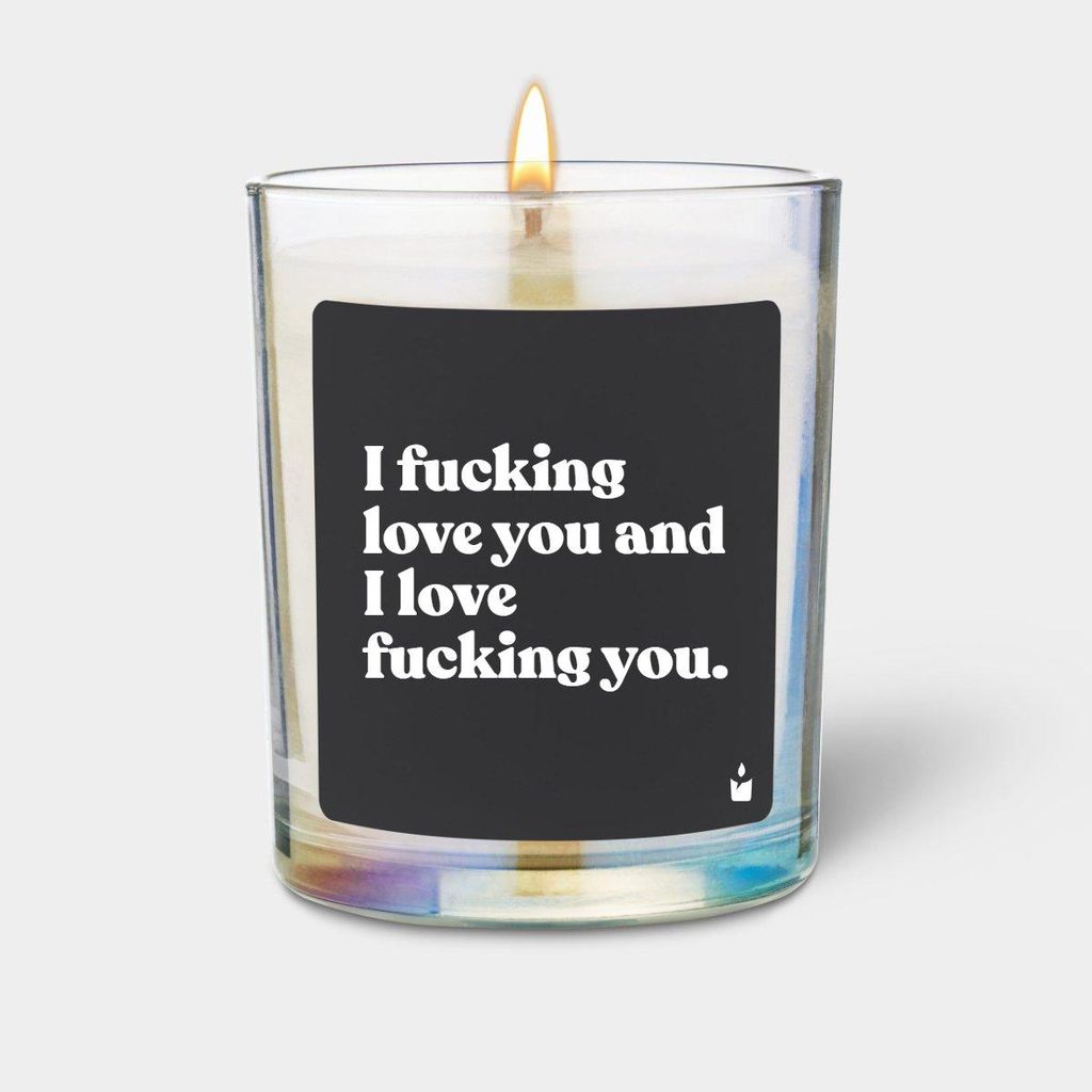 ChattyCandles Duftkerze Rainbow Flowery I fucking love you and I love fucking you.