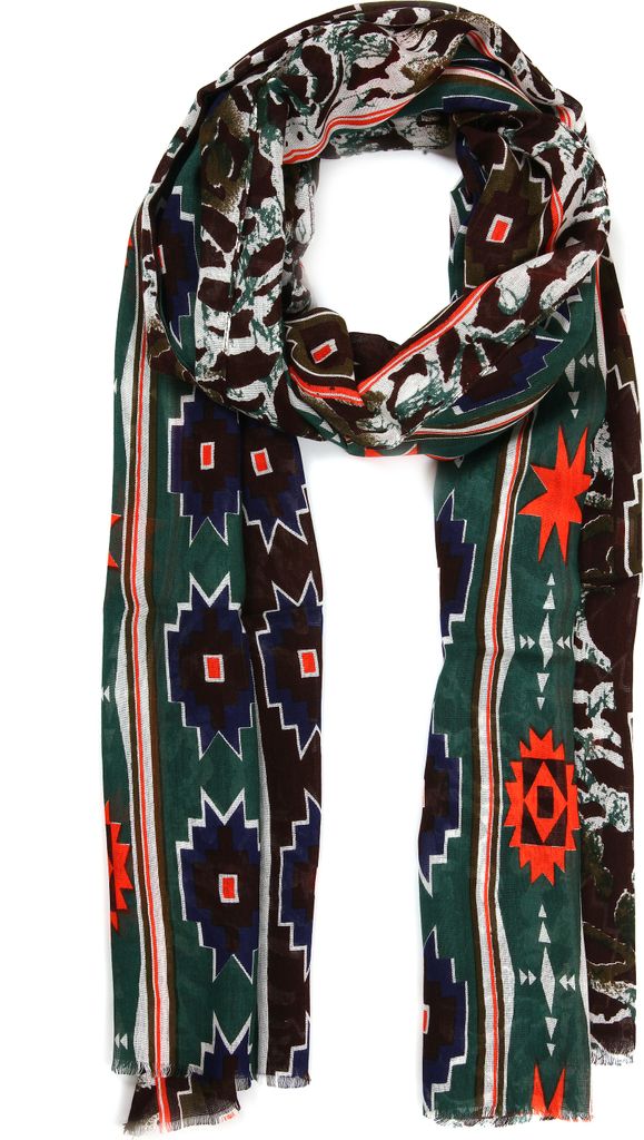 Schal Dion mit tollen Farben Mustern und Formen von collezione alessandro