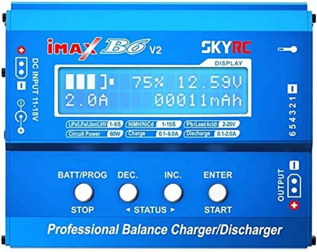 Chargeur de Terrain pour Drones DJI et Modélisme RC iMAX B6 V2 SKYRC