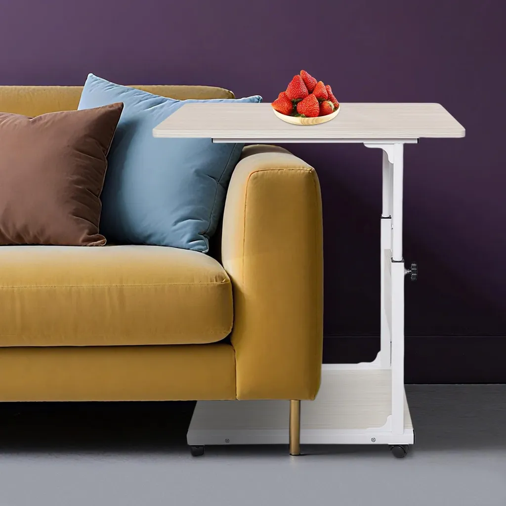 Table de lit à roulettes pour éviter le mal de dos et travailler assis - 4