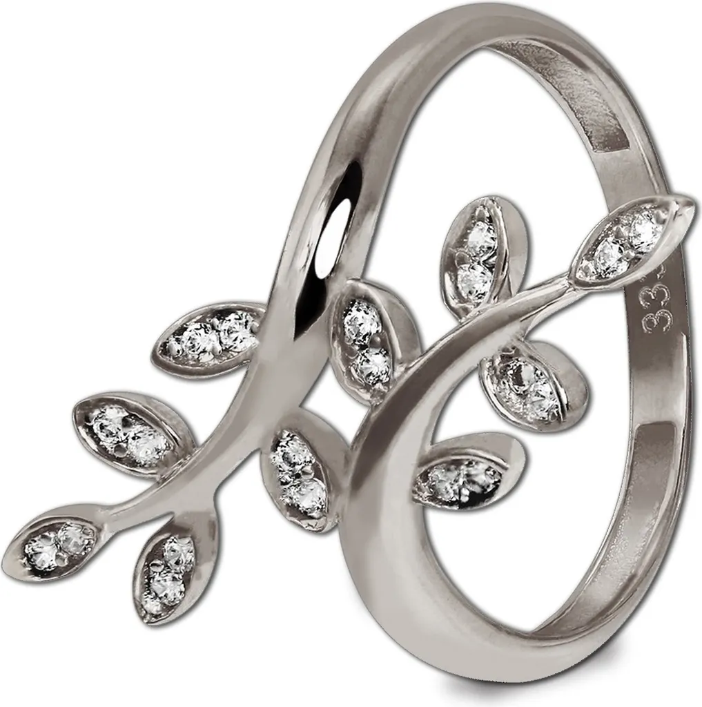 Bague résistante or blanc 333 et argent vrille taille 60 anti-ternissement