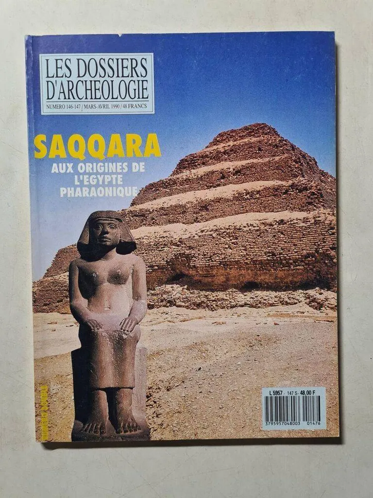Beau Livre Égypte pharaonique Saqqara : Histoire et Archéologie 28cm