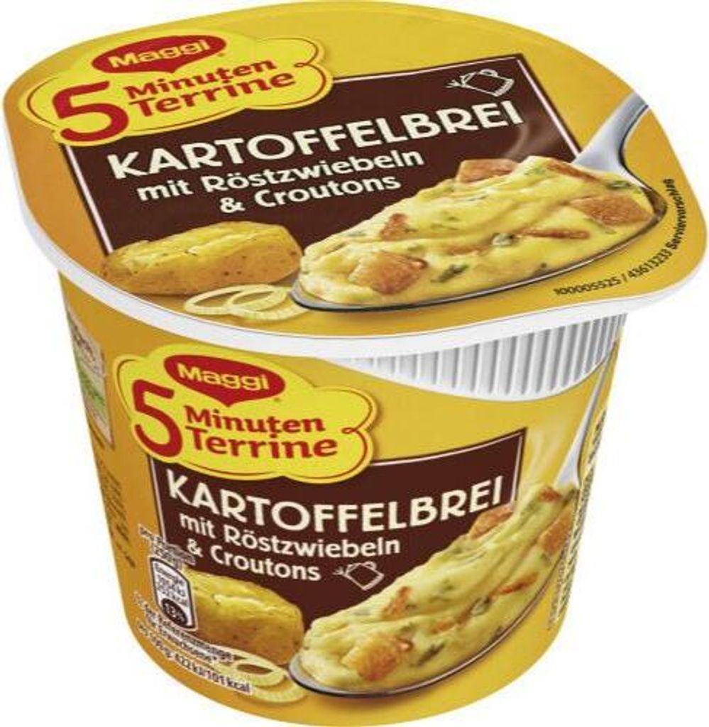 Maggi 5min Terrine Puree Ziemniaczane Cebula 56g garnek Zdjęcie produktu 