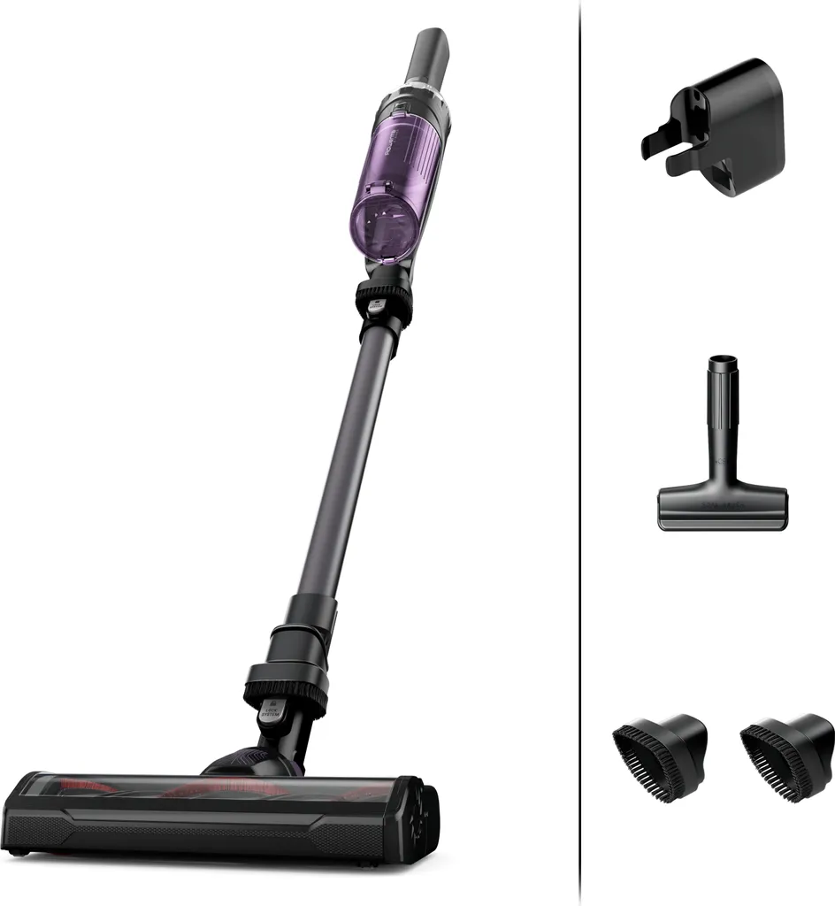 Aspirateur à manche ROW RH 1128 X-Nano compact avec batterie amovible