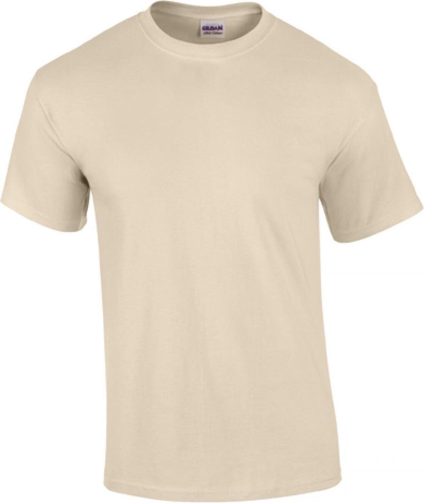 Gildan 2000 | Ultra Baumwolle Herren T-Shirt - Farbe: Sand - Größe: L