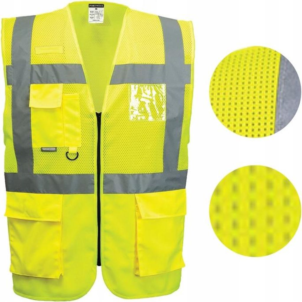 Reflektierende, atmungsaktive Netzweste C496 rM PORTWEST Produktbild 