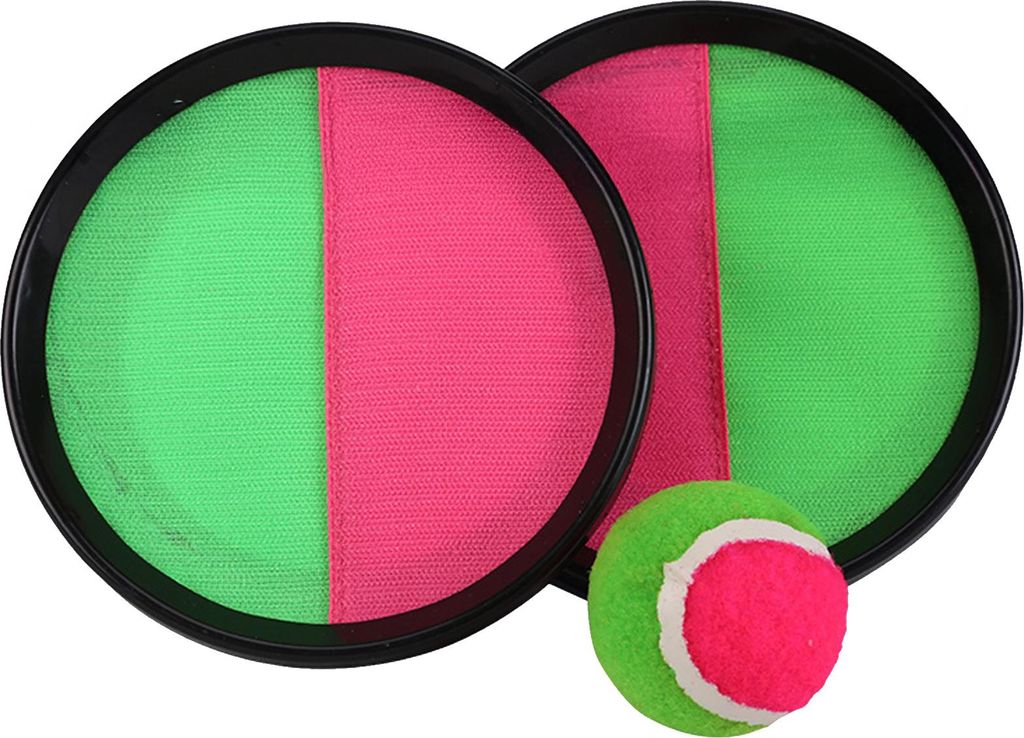 Ballwurf- und Fangspiel für Kinder mit 2 Schlägern und 1 Ball, für drinnen und draußen, für den Garten, für Kleinkinder, Jungen und Mädchen,...