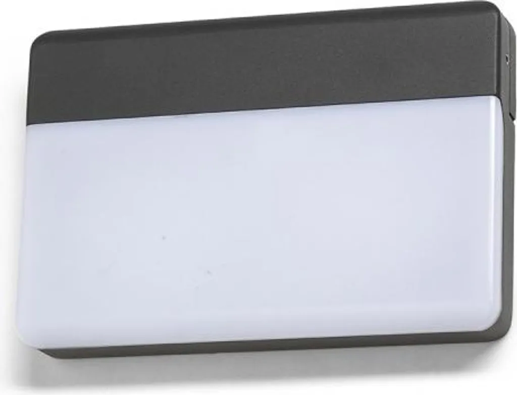Applique LED IP65 étanche 13W GAVIN anthracite avec diffuseur laiteux - 2