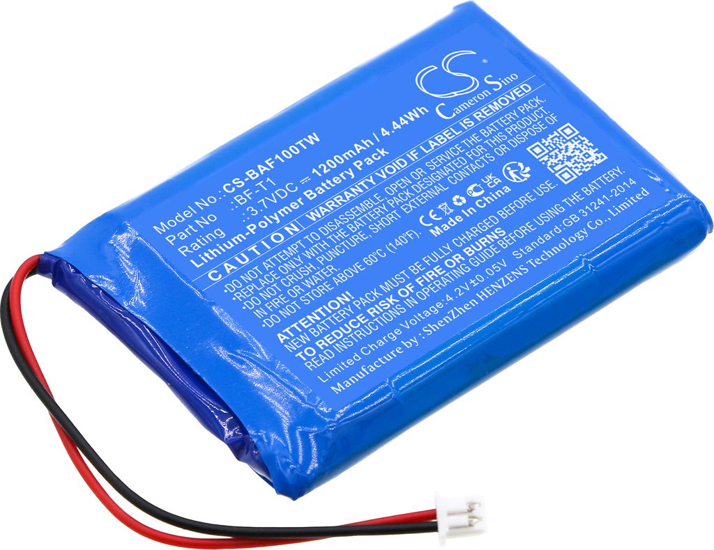 TECHTEK Batteria compatibile con [Baofeng] BF-T1, BF-T1 Immagine del prodotto 