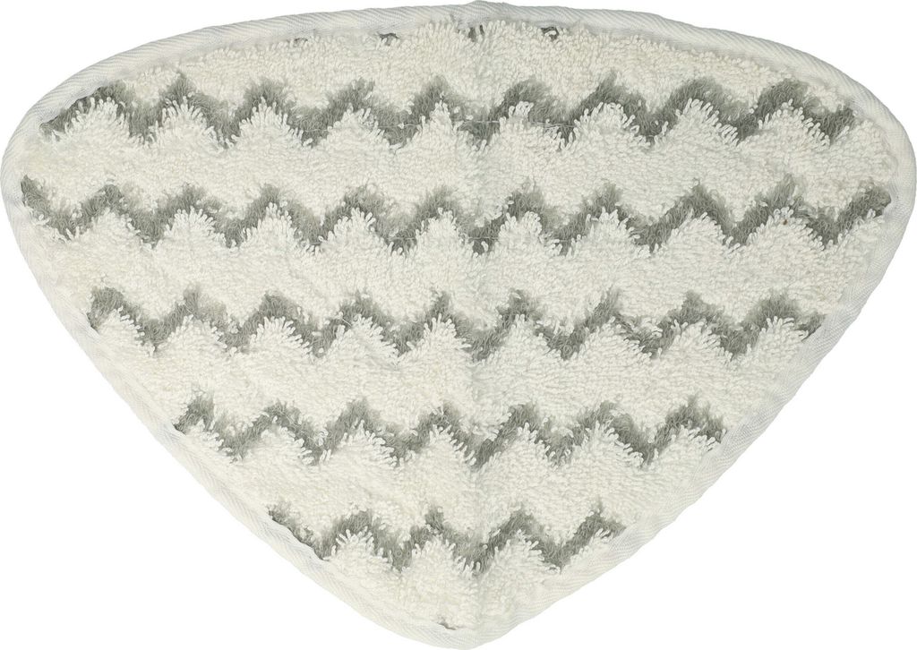 vhbw Wischbezug kompatibel mit Vileda Steam, Steam ONE Dampfreiniger - Mikrofaser Grau Weiß