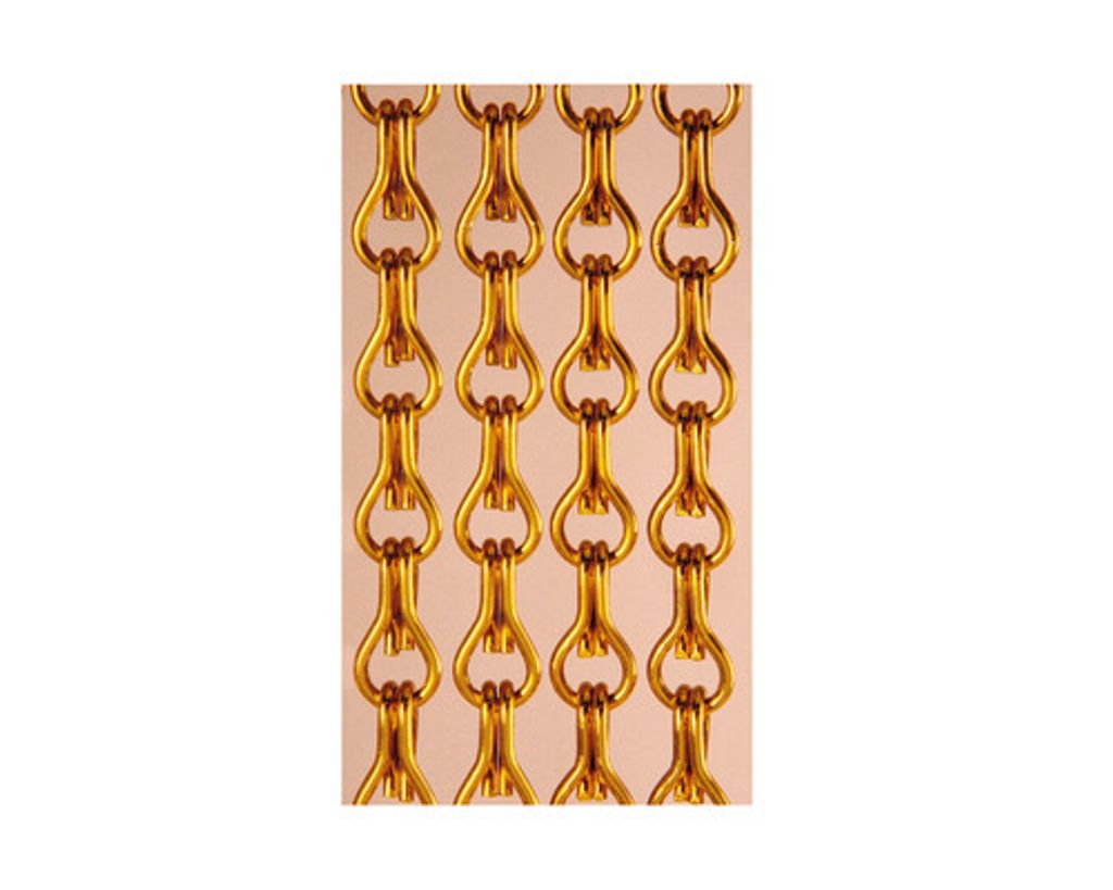 Türvorhang Alu gold 90x210 cm