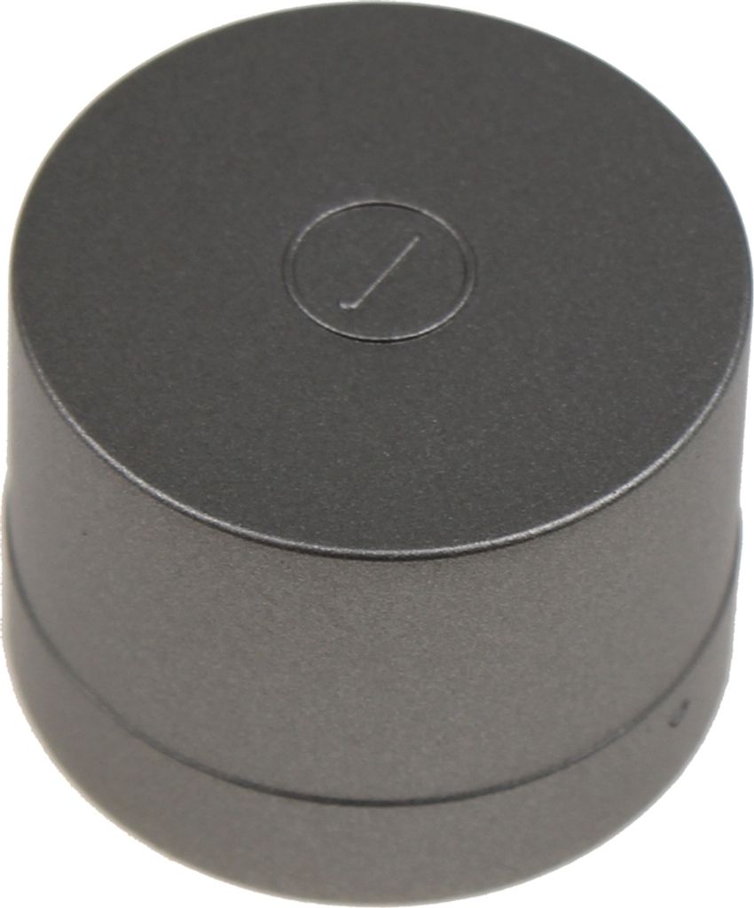 WHIRLPOOL - Draaiknop, zilverkleurig, 35 mm diameter, 15 mm Productafbeelding 