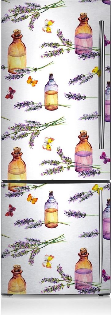 Magnetfolie Magnete Küche Kühlschrank Dekoration 70x190 cm - Öllavendel