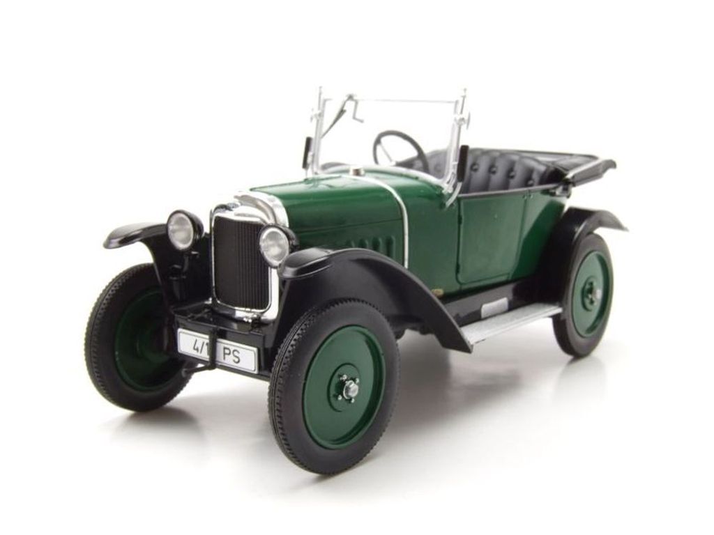 Whitebox 124100 Opel 4/12 PS Laubfrosch RHD 1924 grün schwarz 1:24