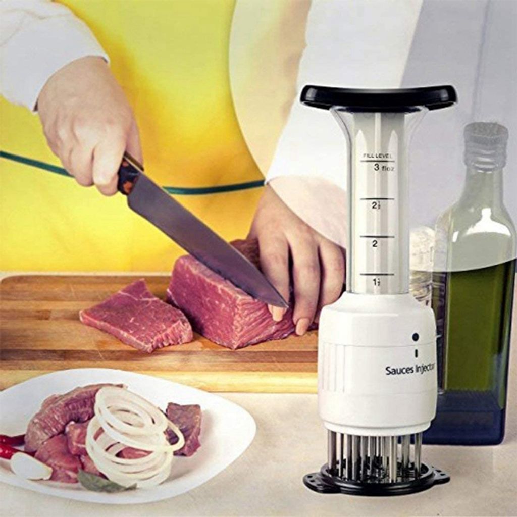 Fleischspritze Marinadenspritze für Fleisch Edelstahl Produktbild 4