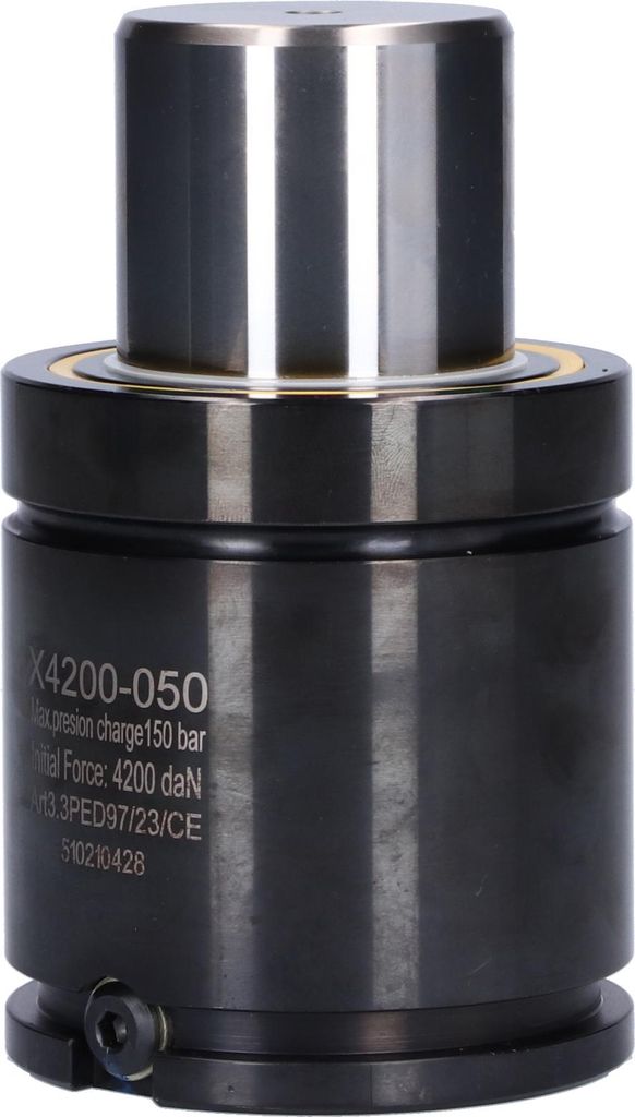 Stickstoffgasfeder-Druckzylinder mit Aufblasöffnung, 42000 N Anfangskraft, Serie 4200, YX4200?050
