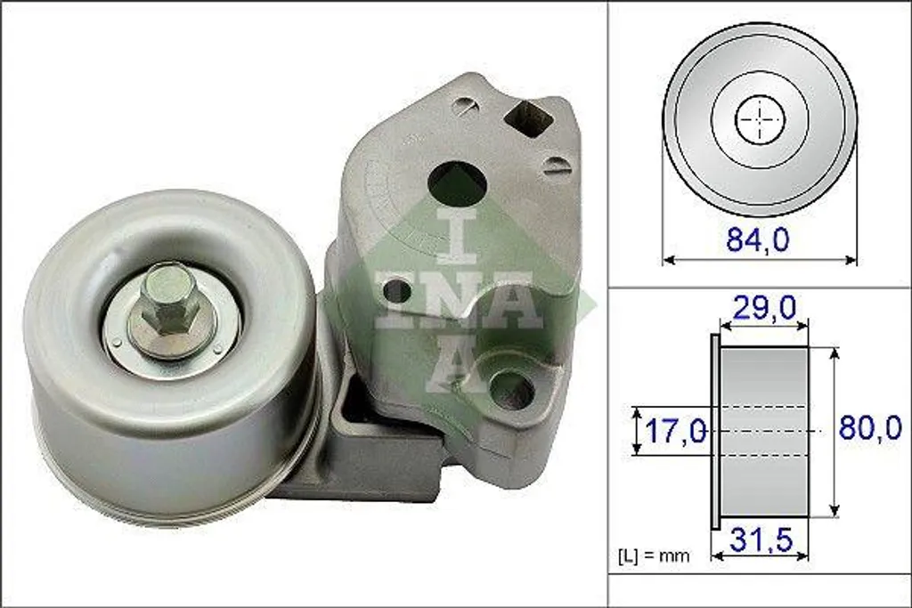 Tendeur de courroie INA 534 0477 10 pour L200 et Pajero OE 1345A009