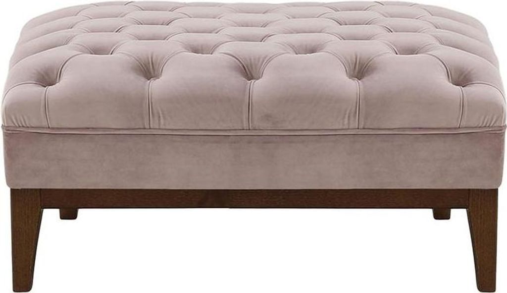 Polsterhocker Chesterfield Modern Wood-Velluto 14-dunkle Eiche