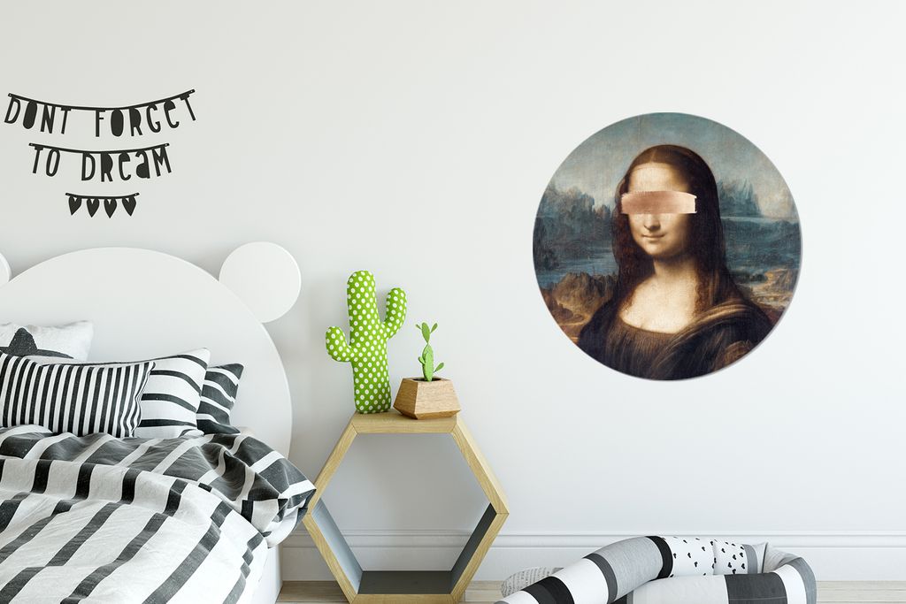MuchoWow - Wand Kreis - Wandbild - Schlafzimmer - Aluminium Bild - Kinderzimmer - Wohnzimmer Dekoration - Wandschmuck