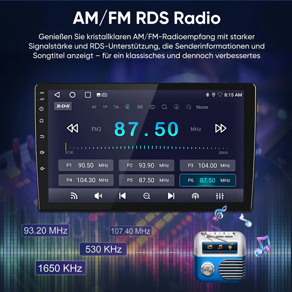 Autoradio 10" Android 10-64Go pour Skoda Superb 2008-2015 CarPlay - 10