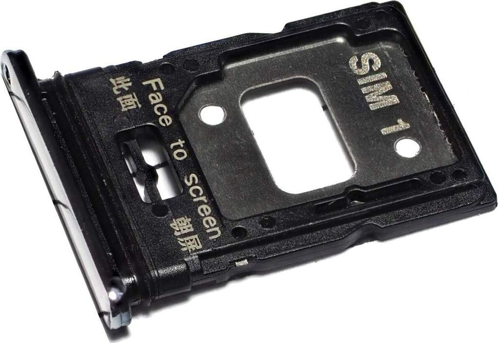 Simkartenhalter passend für Xiaomi 11 Lite 5G NE + micro-SD Kartenfach, Originalersatz, Weiß