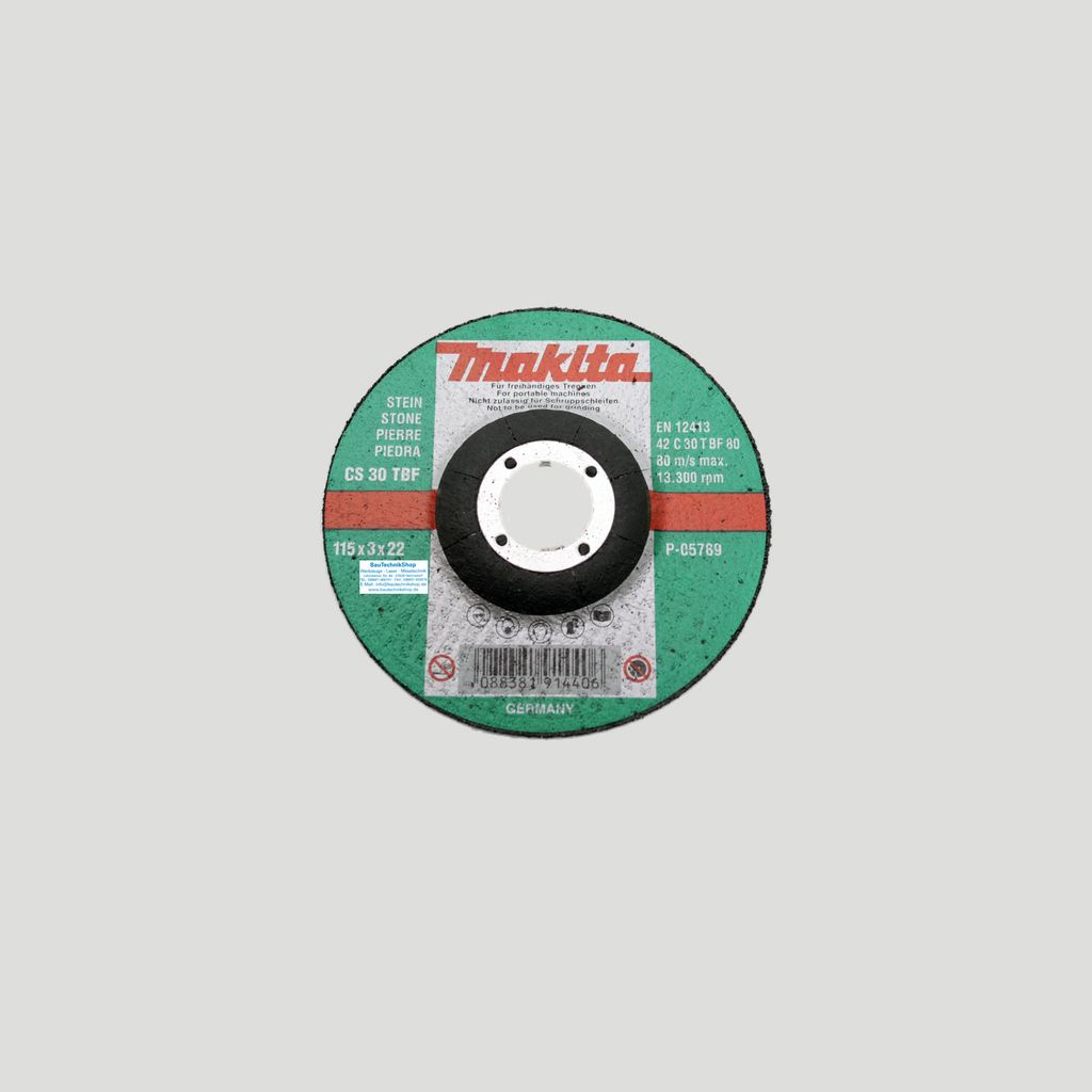 Makita Trennscheibe 115x3mm Stein P-05789
