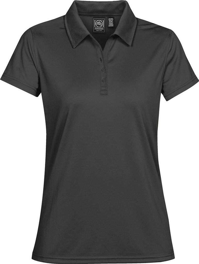 Stormtech - "Eclipse" Poloshirt für Damen PC4458 (L) (Kohlen-Schwarz)