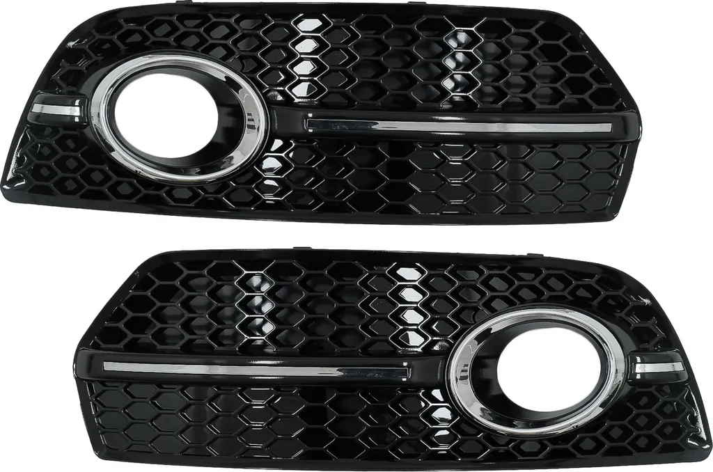 Grilles de Pare-chocs Antibrouillard Audi Q5 8R 08-11 Look RS Nid d'Abeille
