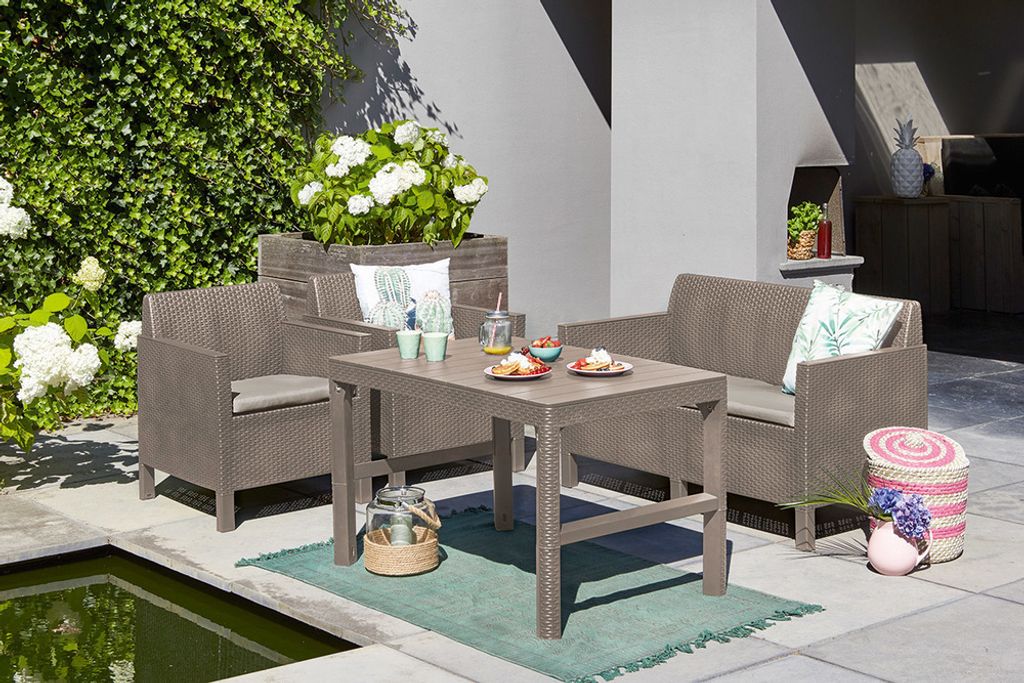 Keter Gartentisch Lyon Cappuccino-Braun Produktbild 10